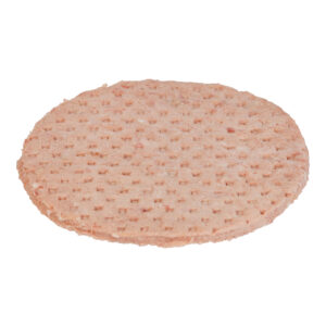 Holten 80/20 Seasoned TVP Pattie, Oval, 3.2 oz – 50 per case