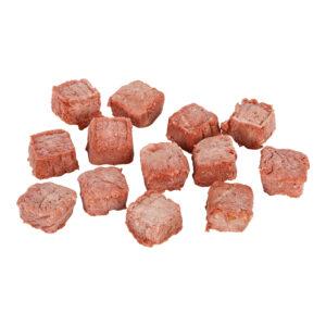 Double Red Beef Cubed Stew Meat, 10 lb – 1 per case