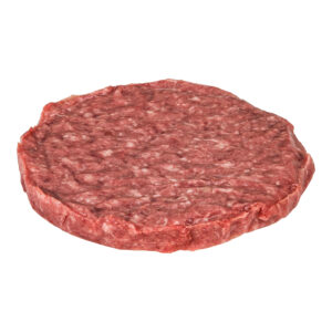 1904 80/20 Angus Ground Beef Patties, Round, 4 oz – 42 per case