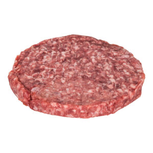 1904 80/20 Angus Ground Beef Patties, Round, 5.3 oz – 36 per case