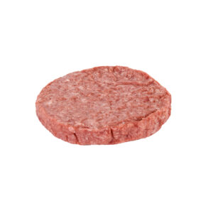 Double Red 80/20 Angus Ground Beef Patties, Round, 8 oz – 24 per case