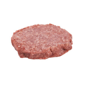 Double Red 80/20 Ground Beef Patties, Round, 7 oz – 24 per case