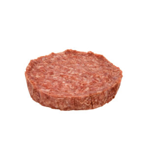 Double Red 75/25 Angus Ground Beef Patties, Round, 8 oz – 24 per case