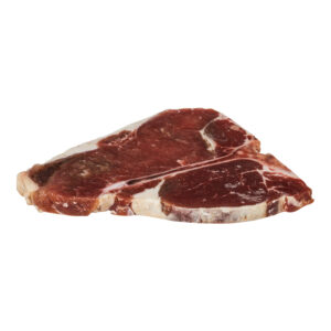 Double Red No-Roll Seasoned Beef T-Bone Steaks, 12 oz – 36 per case