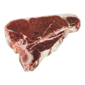 Double Red No-Roll Seasoned Beef T-Bone Steaks, 16 oz – 10 per case